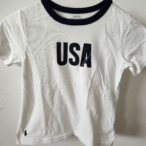 Kids Polo Ralph Lauren "USA" T-shirt Size 5T